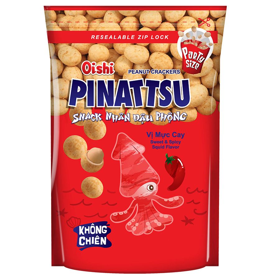 ĐẬU PHỘNG PINATTSU VỊ MỰC CAY 85g