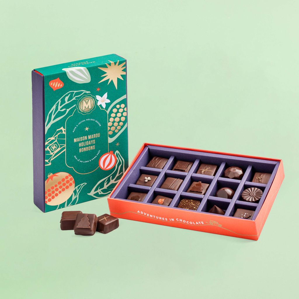 HỘP BONBON MÙA LỄ HỘI HỘP 15 VIÊN
