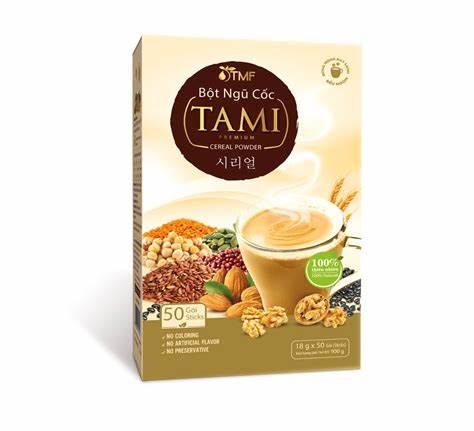 Bot ngu coc Tami co duong 900g (18g x 50 goi)