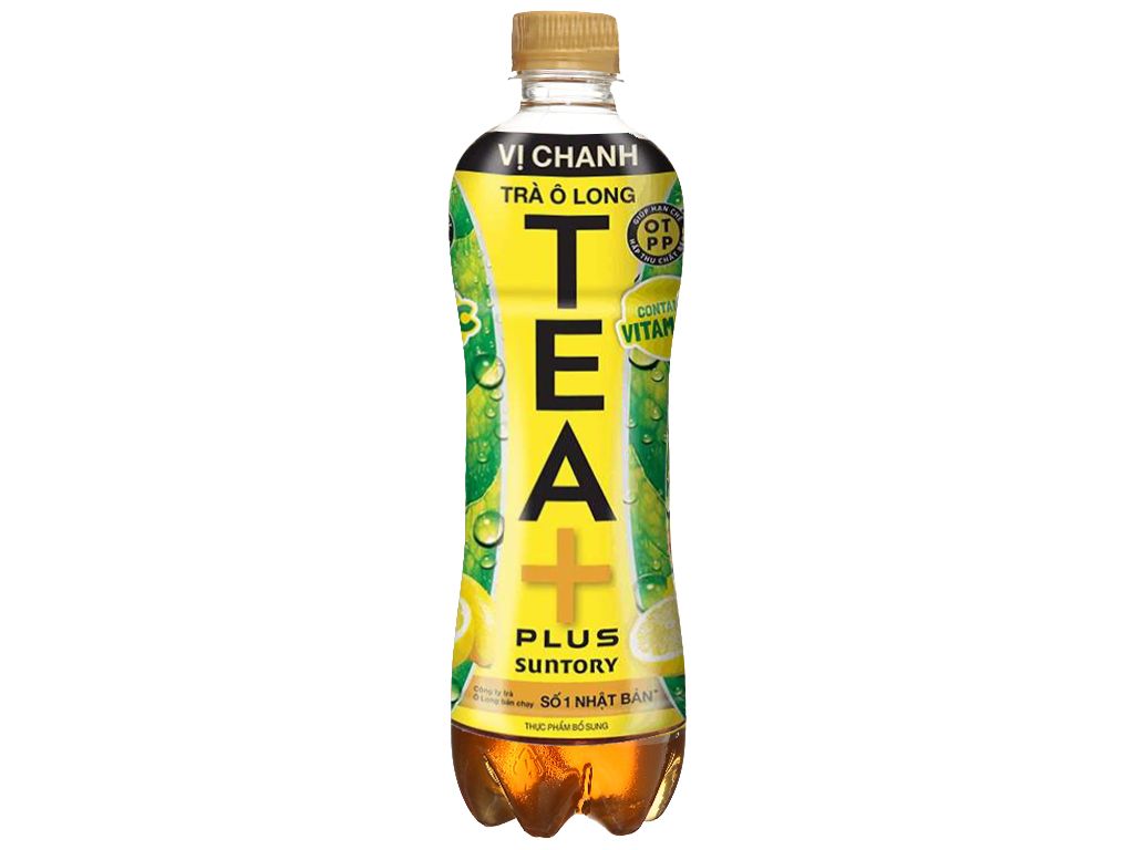 Trà Ô long tea plus chanh 450ml