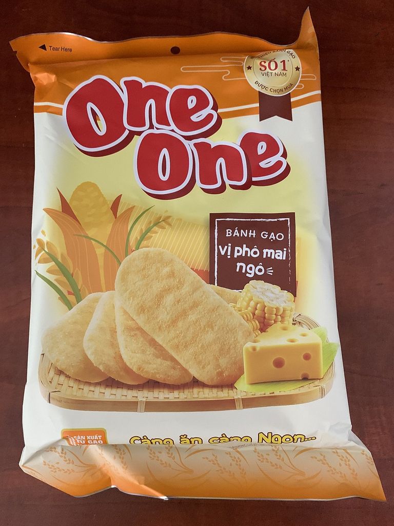 BÁNH GẠO ONEONE VỊ PHÔ MAI NGÔ 118G