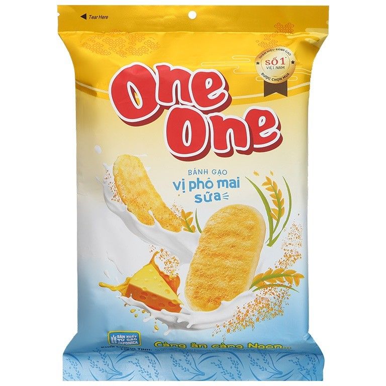 BÁNH GẠO ONEONE VỊ PHÔ MAI SỮA 118G