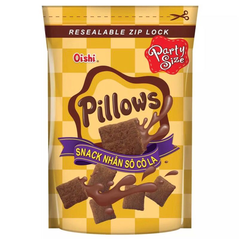 SNACK PILLOWS NHÂN SOCOLA VỊ HAZELNUT