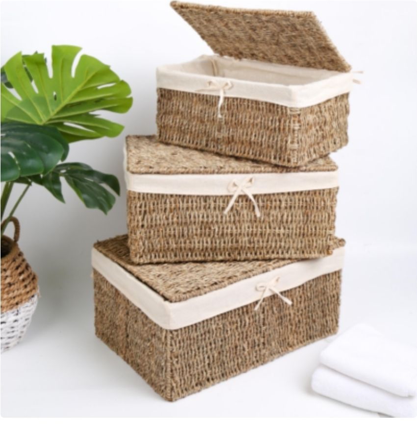Khay đựng đồ bằng cói