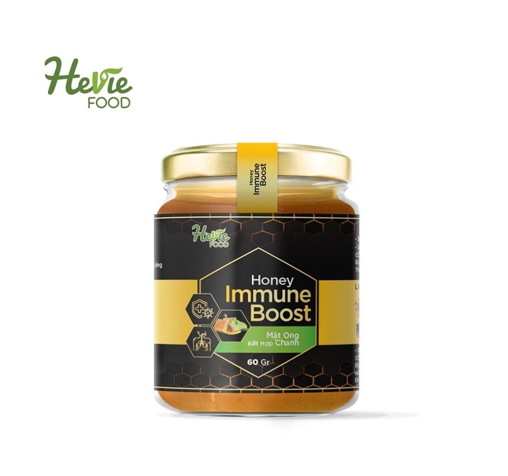 Mật Ong Chiết Xuất Chanh ImmuneBoost HeVieFood Tăng Cường Sức Đề Kháng