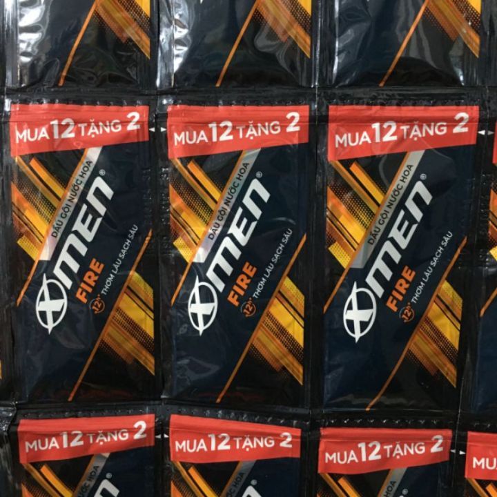 Dầu gội nước hoa Xmen Fire gói 5g x 12 gói