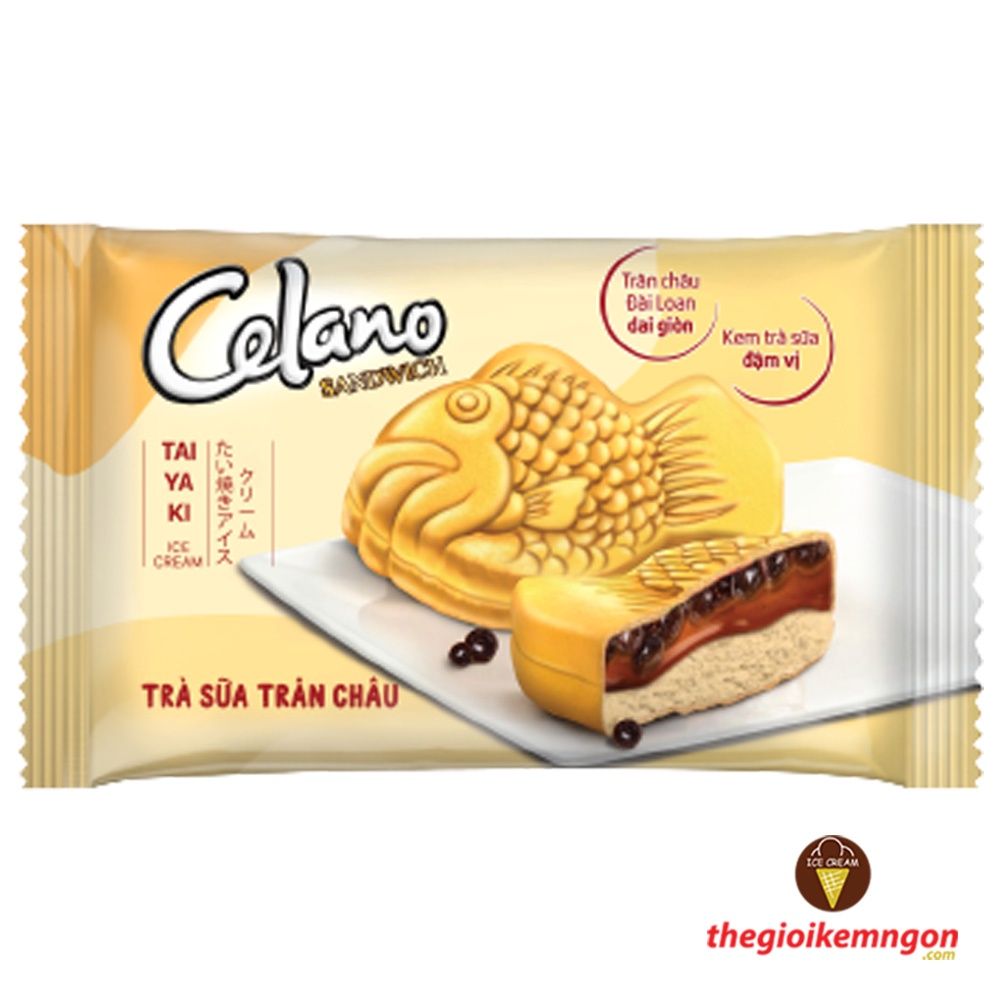 kem Celano sandwich trà sữa trân châu 100ml