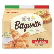 Bánh nướng giòn C'est Bon Baguette vị bơ tỏi đút lò 108g ( 3 x 36g )