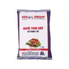Muối tinh sấy bổ sung i-ốt 500g