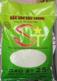 Gạo ST25 đặc sản Sóc Trăng bao 10kg