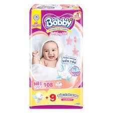 Miếng lót Bobby 108 miếng NB1 ( < 1 tháng )