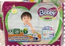 Tã quần Bobby 28 miếng size XXL 15-25kg