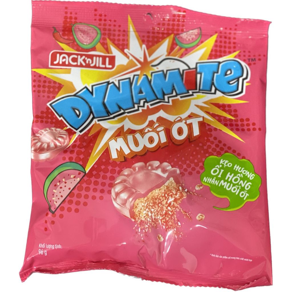 Kẹo Dynamite hương ổi hồng muối ớt 96g