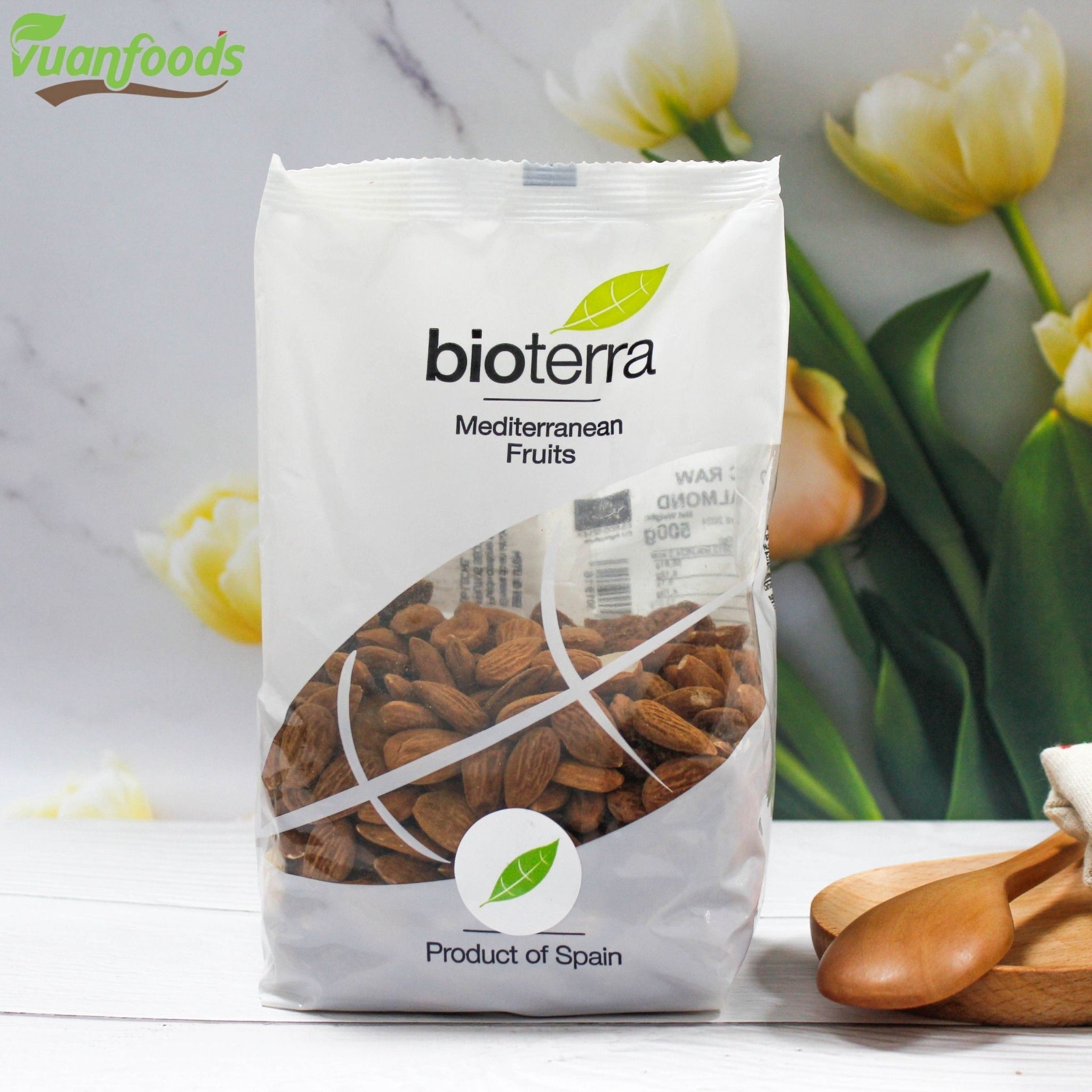 Hạnh nhân rang hữu cơ Bioterra túi 200g