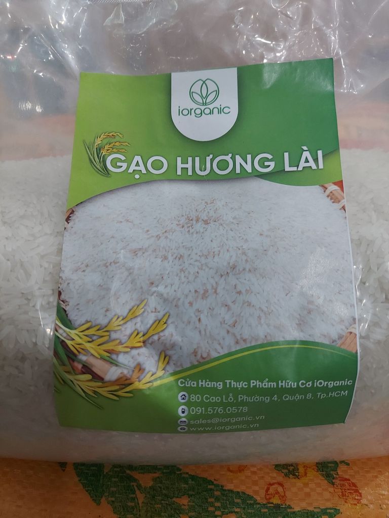 Gạo thơm lài túi 2kg