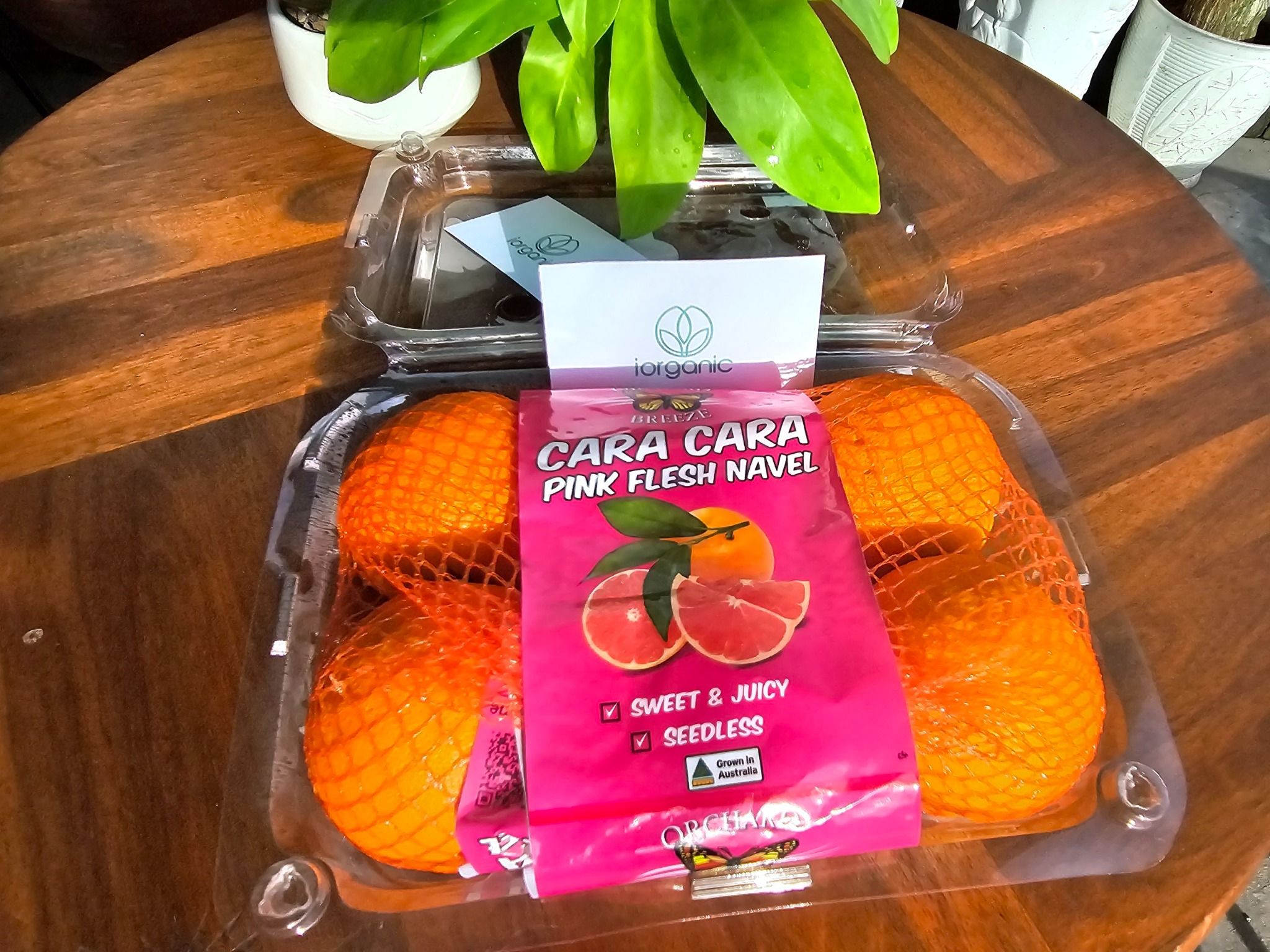 Cam Cara Úc Pink Navel ruột đỏ túi 1 kg