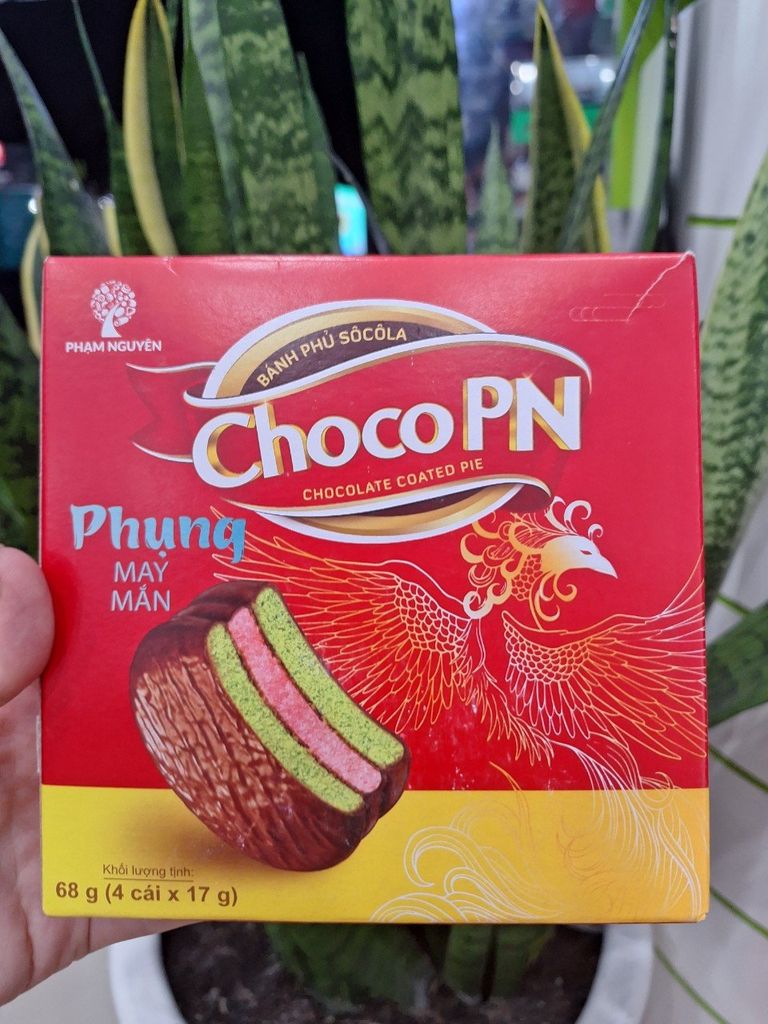 Bánh Choco PN vị dưa hấu hộp 68g