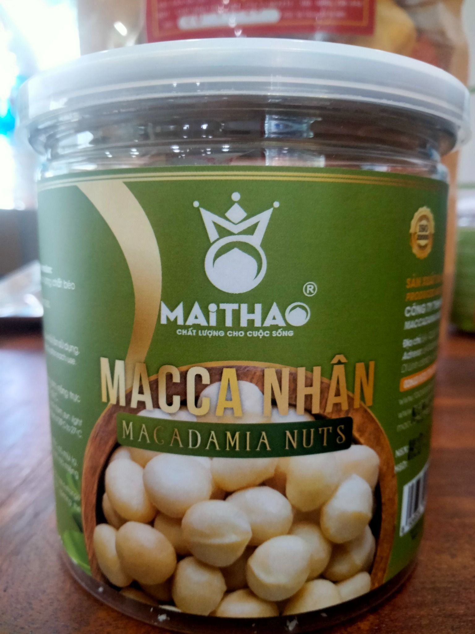Macca nhân hộp 200g