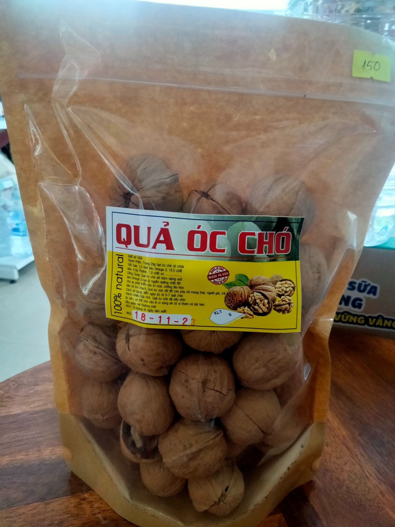 Quả óc chó túi 500g
