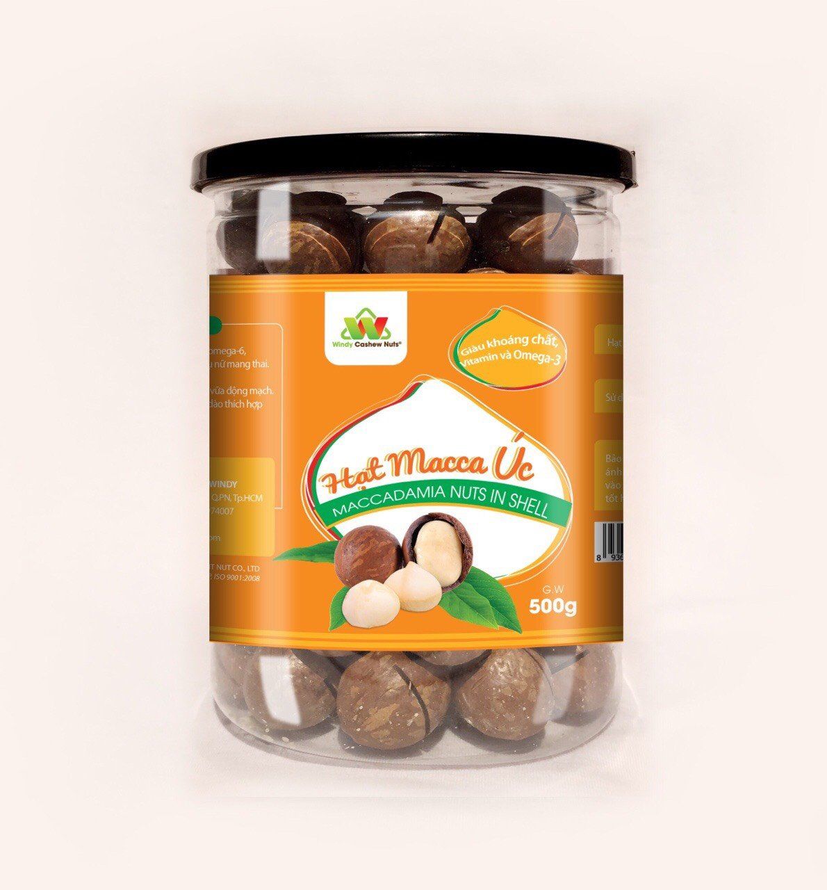 Hạt macca Úc Windy 500G