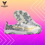  Giày Bóng Đá Cỏ Nhân Tạo Mizuno Alpha Pro As Ramos Xám/Trắng Đế Camo TF 