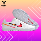  Giày Bóng Đá Cỏ Nhân Tạo Mercurial Vapor 15 Academy F1 Trắng Logo Hồng TF 