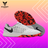  Giày Bóng Đá Futsal Lunar Gato II Trắng Đế Camo Đỏ IC 