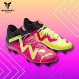  Giày Bóng Đá Cỏ Tự Nhiên Puma Future Ultimate Trick Bo Thun Hồng/Chuối FG 