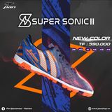  Giày Bóng Đá Chính Hãng Pan Thái Lan Super Sonic II Xanh Đen TF 