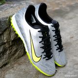  Giày Bóng Đá Cỏ Nhân Tạo Mercurial Vapor 15 Academy Xám/Bạc Đế Chuối TF 