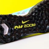  Giày Bóng Đá Cỏ Nhân Tạo Mercurial Air Zoom Superfly 9 Elite Cổ Cao Xanh Da Đế Đen TF 