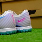  Giày Bóng Đá Cỏ Nhân Tạo Mercurial Vapor 15 Academy SF Trắng Đế Đen TF 