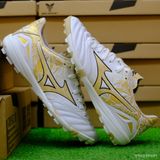  Giày Bóng Đá Cỏ Nhân Tạo Mizuno NEO 4 trắng vàng TF 