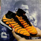  Giày Bóng Đá Cỏ Nhân Tạo Mercurial Air Zoom Superfly 9 Cổ Cao Cam Sọc TN Mbappe TF 