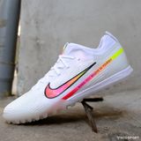  Giày Bóng Đá Cỏ Nhân Tạo Mercurial Vapor 15 Pro Airzoom Bo Thun Rashford trắng TF 