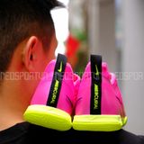  Giày Bóng Đá Futsal Mercurial Vapor 15 Pro Airzoom SF Bo Thun Hồng Đế Chuối IC 