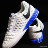  Giày Bóng Đá Futsal Lunar Gato II Trắng Boost Xanh Bích IC 