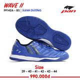  Giày Bóng Đá Chính Hãng Pan Thái Lan Futsal Wave II Xanh dương IC 