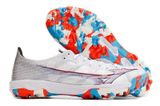  Giày Bóng Đá Cỏ Nhân Tạo Mizuno Alpha Pro As Trắng/Xám Đế Camo TF 