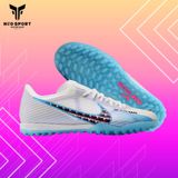  Giày Bóng Đá Cỏ Nhân Tạo Mercurial Vapor 15 Academy SF Trắng Đế Đen TF 