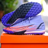  (CHÍNH HÃNG) GIÀY BÓNG ĐÁ NIKE MERCURIAL SUPERFLY 8 ACADEMY KM TÍM TF 