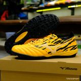  Giày Bóng Đá Chính Hãng Mizuno Morelia Neo III Pro As Vàng Da Beo TF 