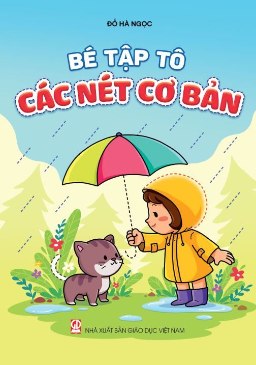 Bé tập tô các nét cơ bản