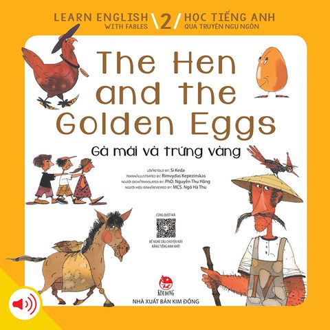 Learn English with Fables 2 - Học tiếng Anh qua truyện ngụ ngôn - Tập 2 - The Hen and the Golden Eggs - Gà mái và trứng vàng