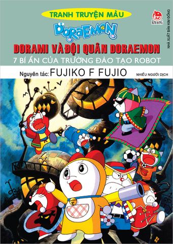 Doraemon tranh truyện màu - Doraemi và Đội quân Doraemon - 7 bí ẩn của trường đào tạo Robot