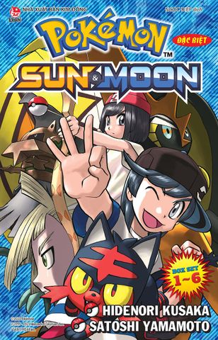 Boxset Pokemon Special Sun & Moon (6 tập)