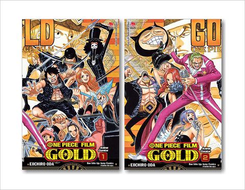 Combo Anime Comics - One Piece Film Gold (2 tập)