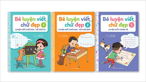 Combo Bé luyện viết chữ đẹp (3 quyển)