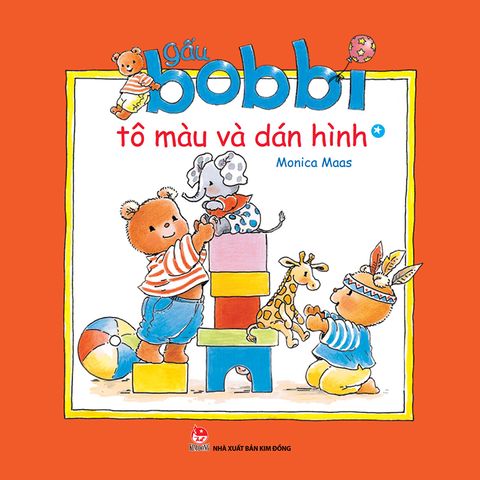 Gấu Bobbi tô màu và dán hình - Tập 1