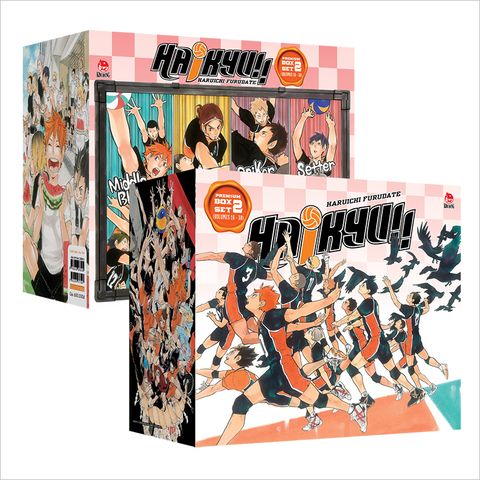 Boxset 02 - Haikyu!! Premium (Tập 16 – Tập 30) (Tặng kèm 02 Set Bookmark PVC)